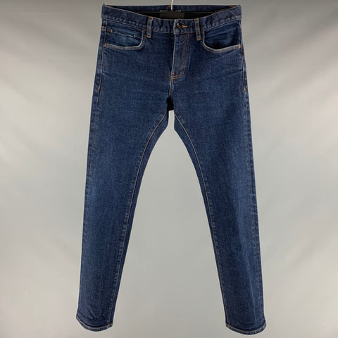 JOHN VARVATOS Size 30 Blue Cotton Elastane Jeans