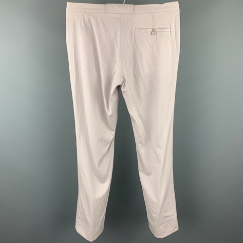 MIU MIU Size 33 Lavender Textured Cotton Dress Pants