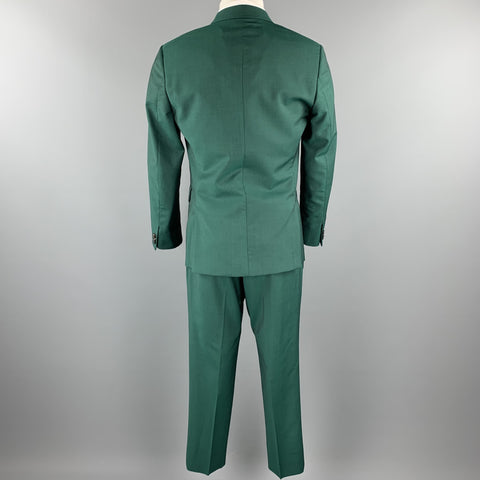 PAUL SMITH Size 38 Green Wool / Mohair Notch Lapel Suit