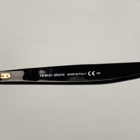GIORGIO ARMANI Black Acetate Frames