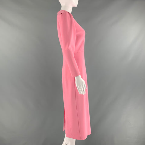 VERONICA BEARD Size 2 Pink Polyester Blend Maxi Long Dress