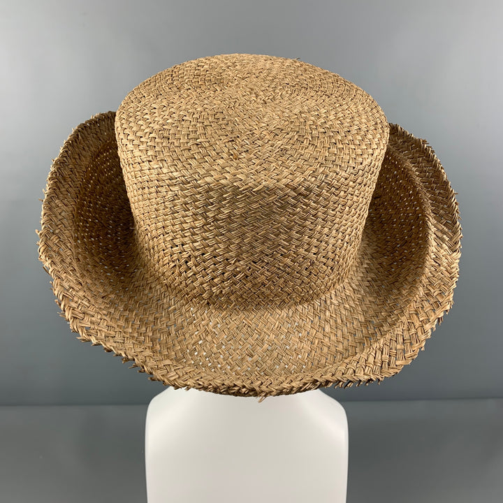 VIVIENNE WESTWOOD Size One Size Natural Multi-color Woven Straw Hat