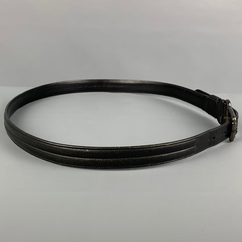 RALPH LAUREN Size 38 Black Leather Belt