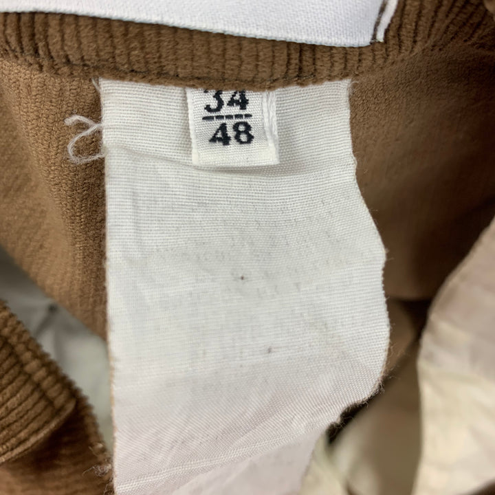 J&ANS by DOLCE & GABBANA Size 34 Brown Corduroy Cotton Casual Pants