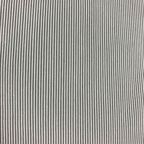 BLACK FLEECE Size 38 Grey White Stripe Cotton Notch Lapel 31 Suit