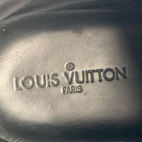 LOUIS VUITTON Taille 11 Baskets montantes en toile Damier gris noir