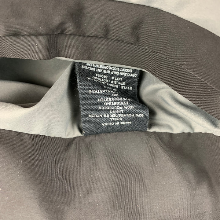 THEORY Brant Williston Size M Black Polyester / Nylon Bomber Jacket