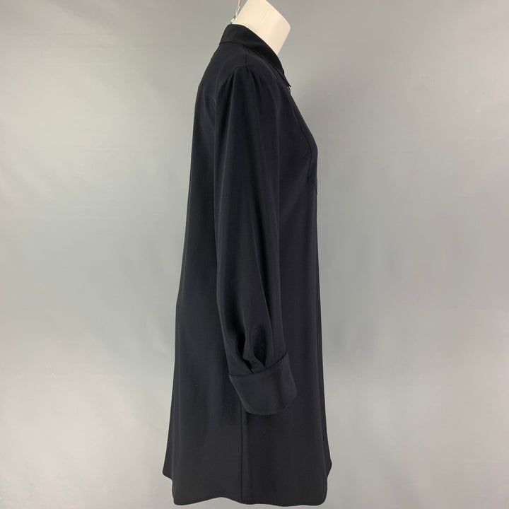 VIKTOR & ROLF Size 10 Black Silk Dress