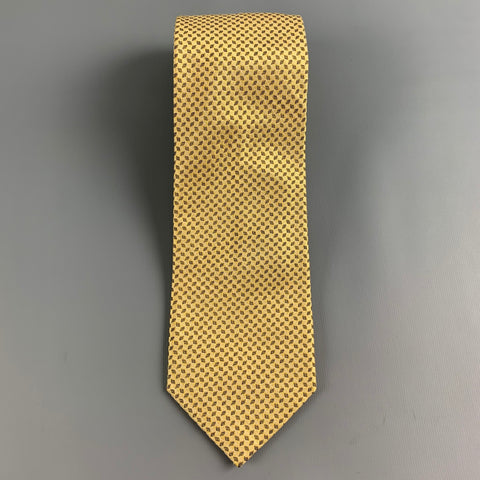 LUCIANO BARBERA Yellow Black Tie