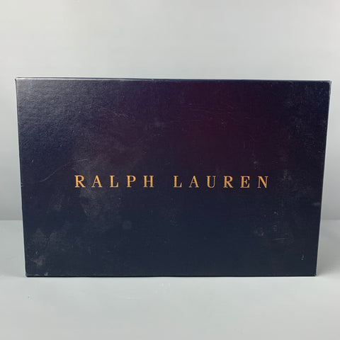 RALPH LAUREN Size 10.5 Tan Leather Lace Up Raimy Shoes