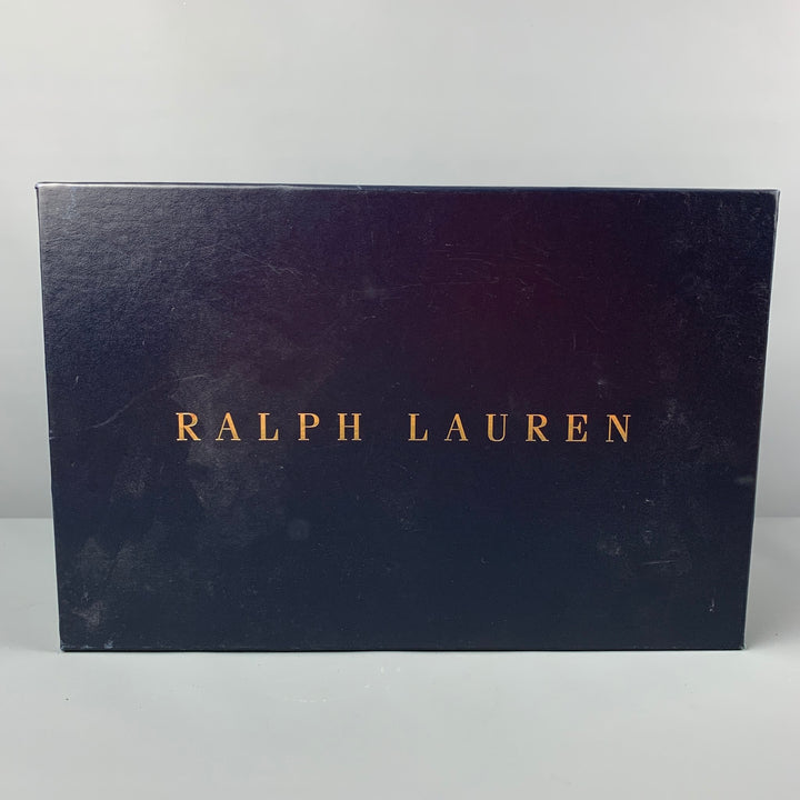 RALPH LAUREN Size 10.5 Tan Leather Lace Up Raimy Shoes