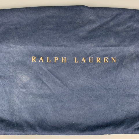 RALPH LAUREN Brown Bifold Leather Briefcase