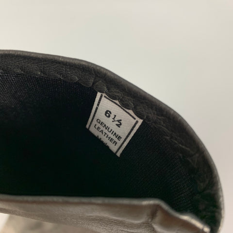 MADOVA Waist Size 6.5 Black Leather Gloves