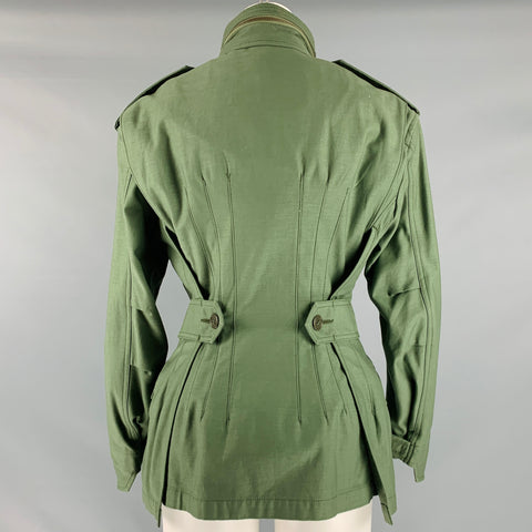 JUNYA WATANABE AW10 Runway Size L Green Cotton Military Coat