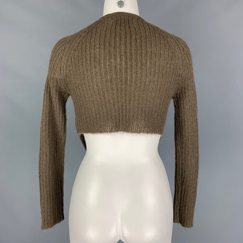 DAY BIRGER ex MIKKELSEN Size XS Brown Silver Acrylic Blend Cardigan