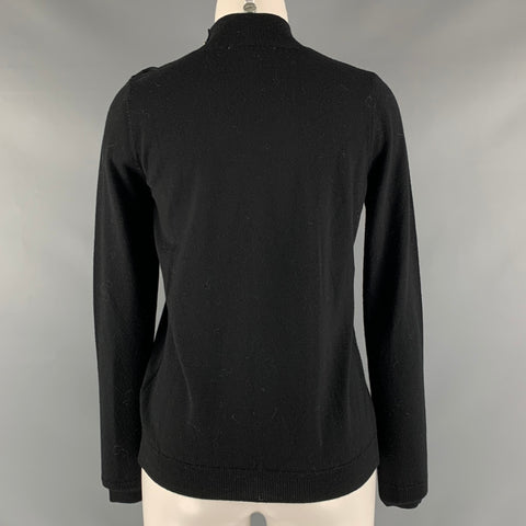 LA MAILLE SEZANE Talla XS Jersey de lana merino negro