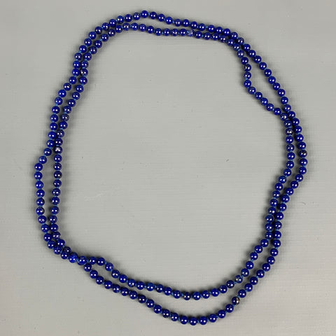 Collier de perles Lapis Lazuli bleu VINTAGE
