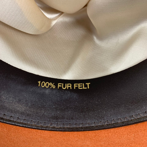 GOORIN BROTHERS Chapeaux en feutre de plumes rouille taille 7