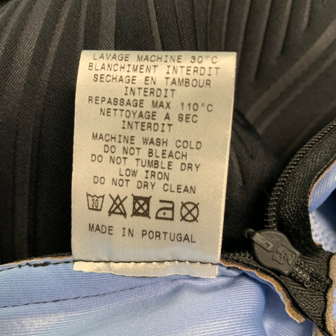 MUGLER Taille 4 Short à ceinture élastique en mélange de polyester noir