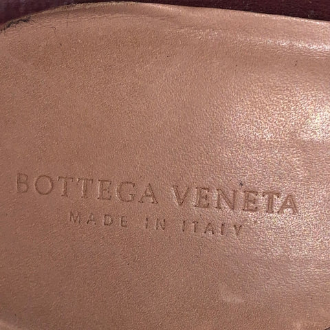 BOTTEGA VENETA Size 7.5 Burgundy Suede Chelsea Boots