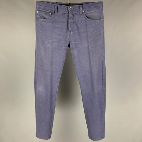 WINGS + HORNS Size 34 Blue Button Fly Casual Pants