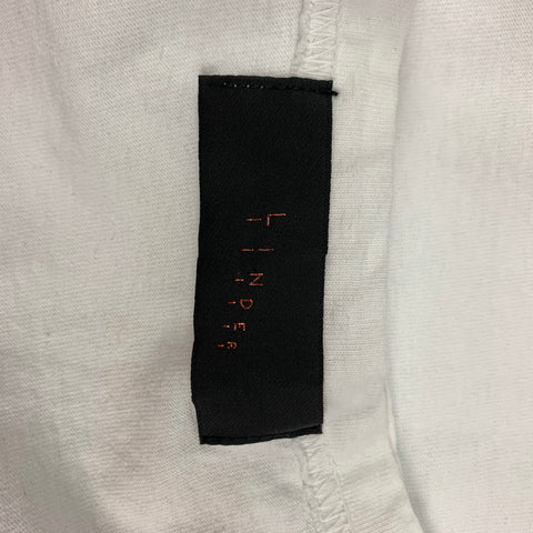 Camiseta sin mangas estilo boyfriend de algodón con bordado blanco talla M de LINDER