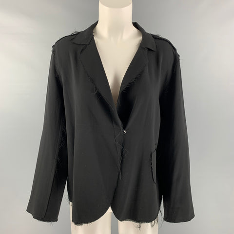 MILLER et BERTAUX Chaqueta de lana negra talla 2