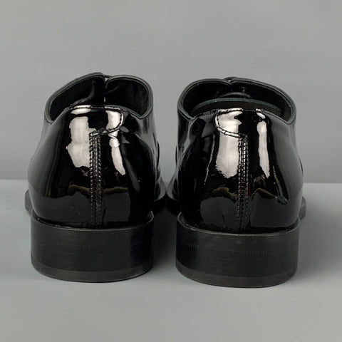 PAUL SMITH Size 10 Black Leather Lace Up Shoes