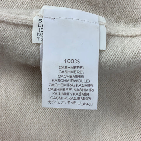 BRUNELLO CUCINELLI Size M Cream Cashmere Turtleneck Pullover