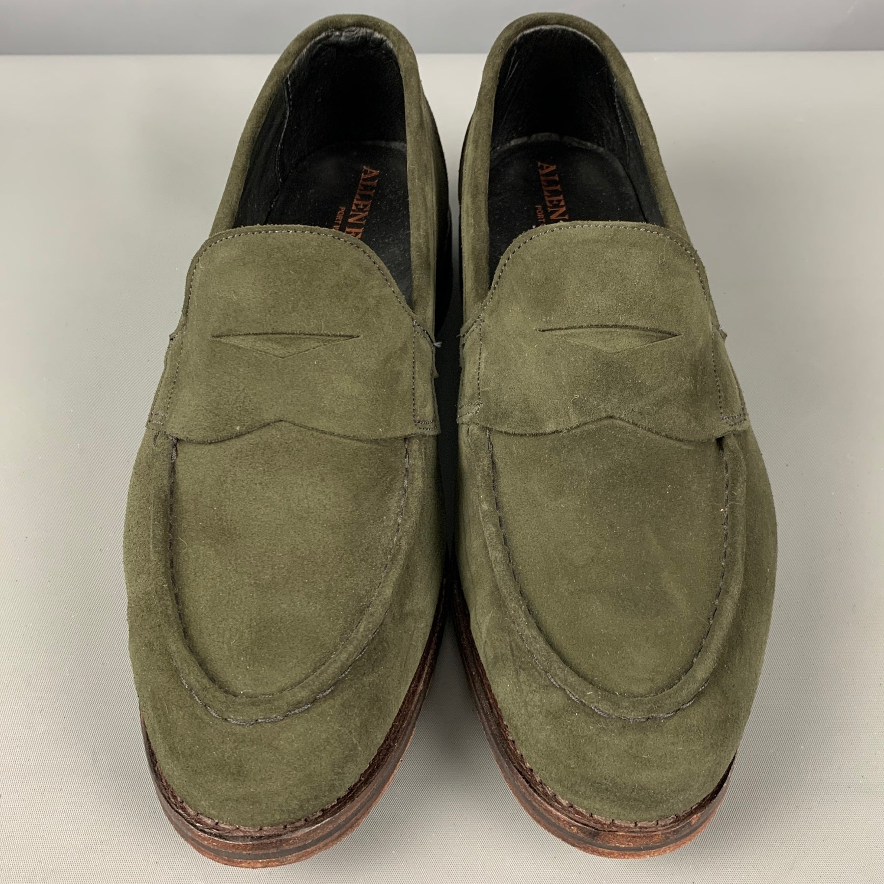 Allen Edmonds  Dark Green Leather Penny Loafers Ferro Aldo Men main image 4