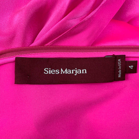 SIES MARJAN Size 4 Pink Silk Maisie Mini Dress