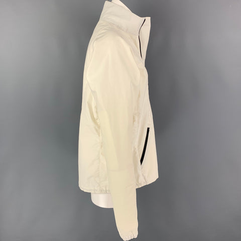 ENFIN LEVE Size M Cream Cotton Pullover Jacket