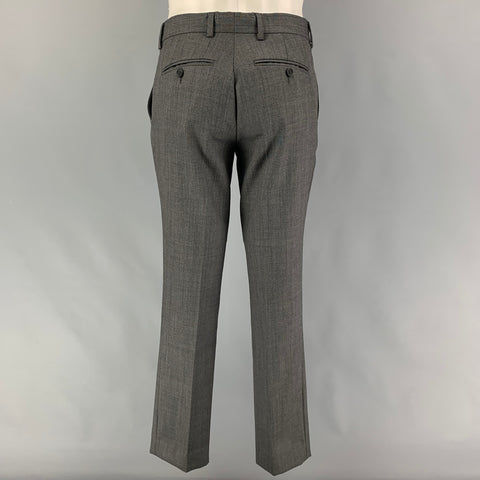 THE KOOPLES Size 38 Dark Gray Wool Peak Lapel Suit