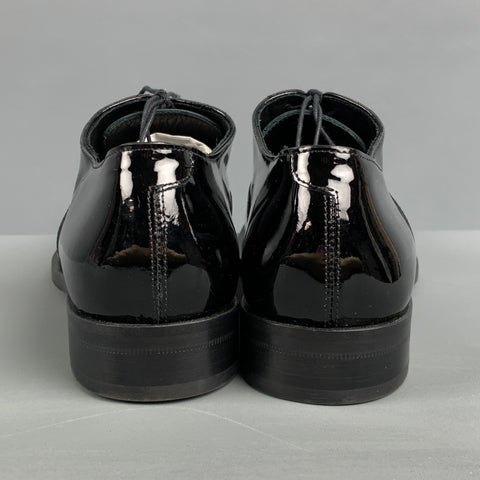 PAUL SMITH Size 10 Black Solid Lace Up Shoes