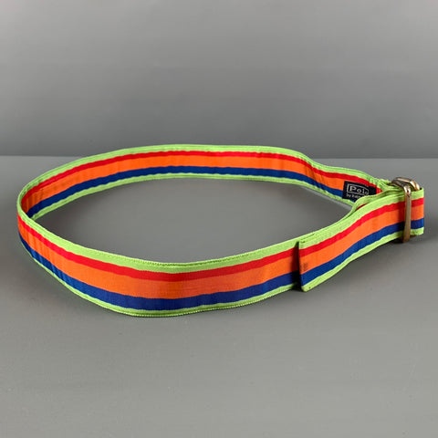 POLO by RALPH LAUREN Size One Size Multi-Color Stripe Ribbon Belt