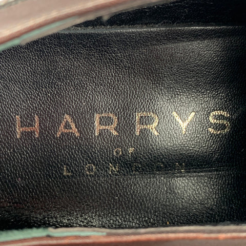 HARRYS OF LONDON Taille 10,5 Chaussures à lacets en cuir marron