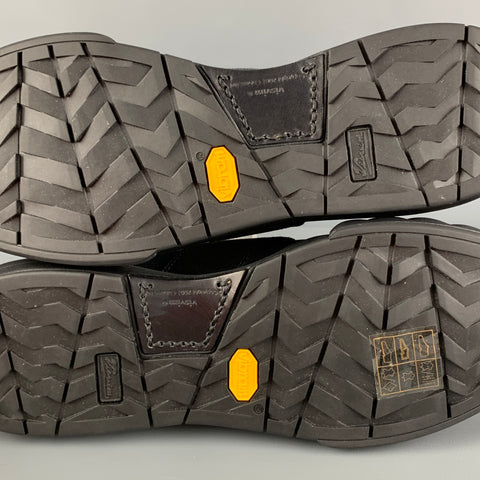 VISVIM Talla 10.5 Zapatillas altas Lanier de material mixto negro