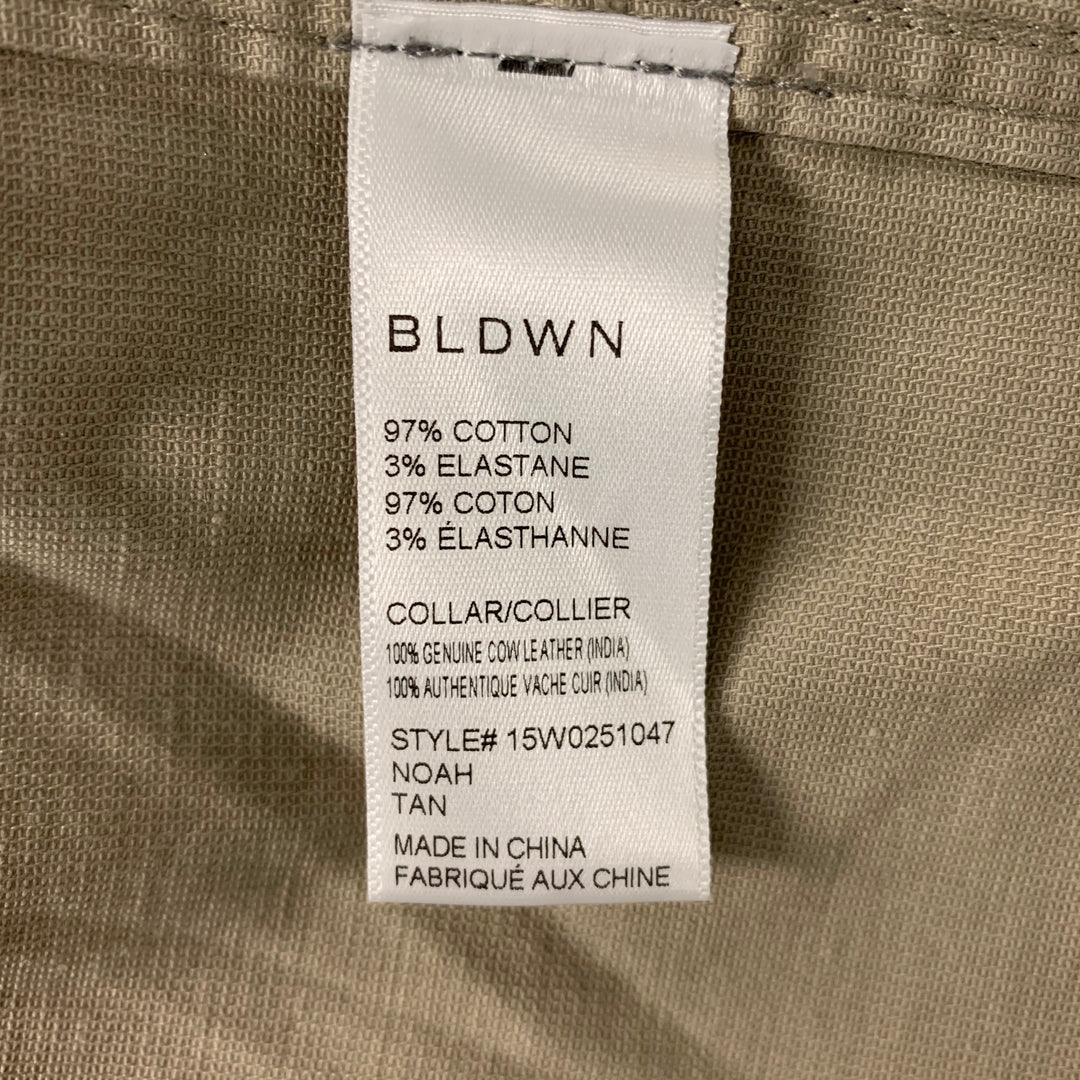 BLDWN Size L Beige Cotton Jacket