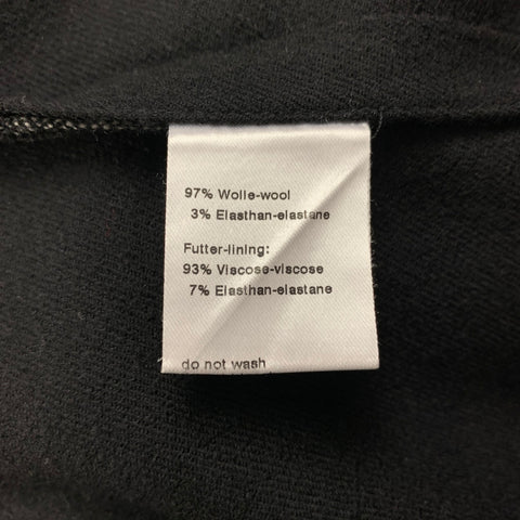 AKRIS Size 8 Black Grey Wool Nailhead Jacket Blazer