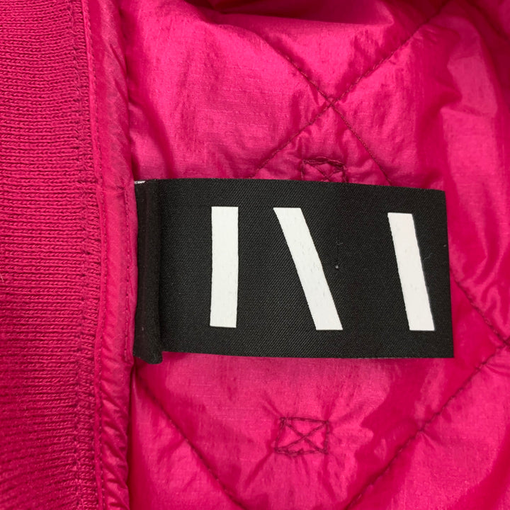 THE VERY WARM Size XS Pink Quilted Nylon Zip Up Jacket