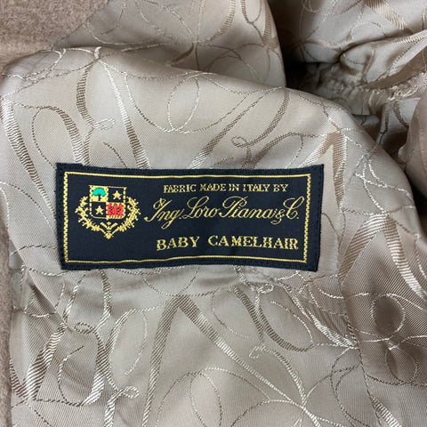BROOKS BROTHERS Taille 0 Veste à simple boutonnage en poils de chameau