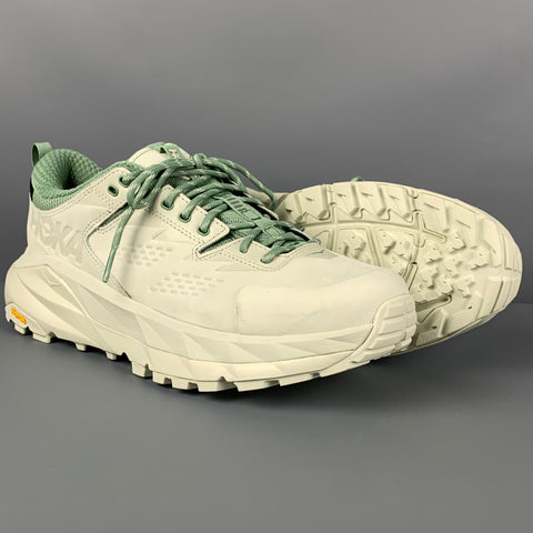 HOKA x Bodega Kaha Taille 9,5 Baskets à lacets en matériaux mélangés mousse