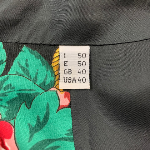 CHEAP and CHIC by MOSCHINO Size 40 Multi-Color Floral Cotton Buttoned Vest