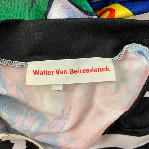 WALTER VAN BEIRENDONCK SS15 Size S Multi-Color Scooter Laforge Jersey Bike Top