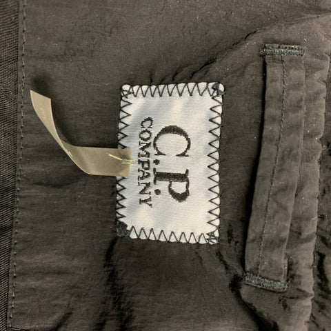 CP COMPANY Size S Black Nylon Zip Up Jacket