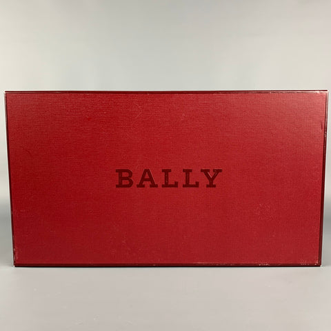BALLY Size 11.5 Brown Leather Wingtip Lace Up Shoes