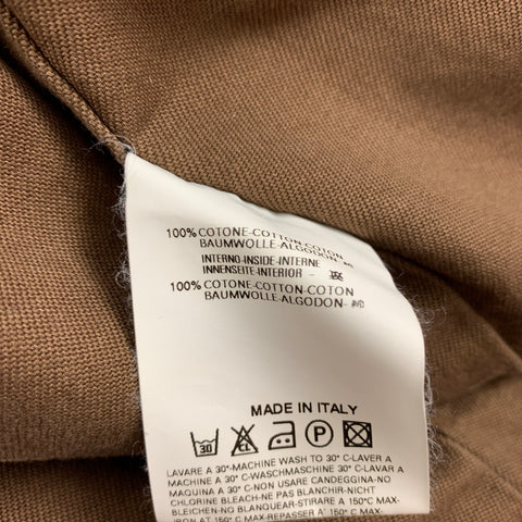 DSQUARED2 Talla 40 Chaqueta Moleskin con cremallera color topo