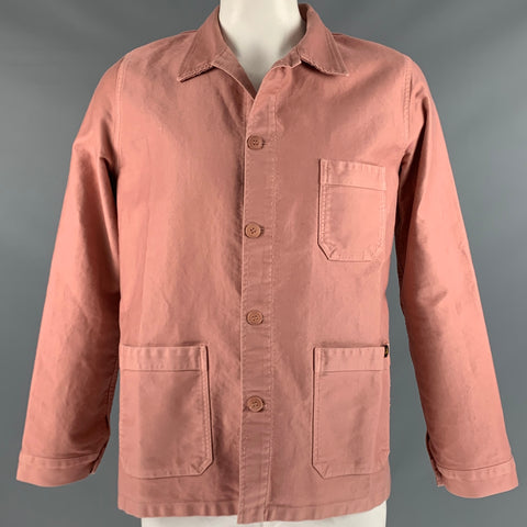 LE MONT ST.MICHEL Taille 48 Veste Coton Sorbet Orange