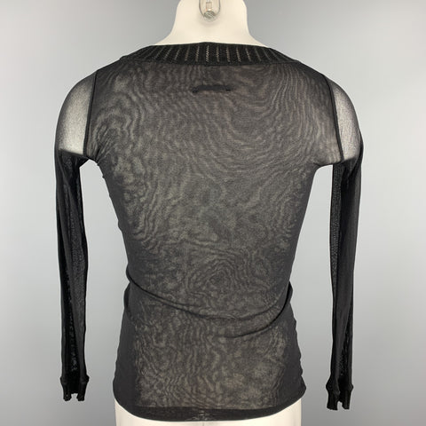 JEAN PAUL GAULTIER SOLEIL Size M Black Polimide Pullover