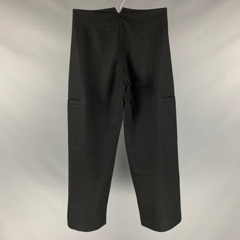 JOHN BARTLETT Taille 32 Pantalon décontracté cargo en laine noire et polyamide